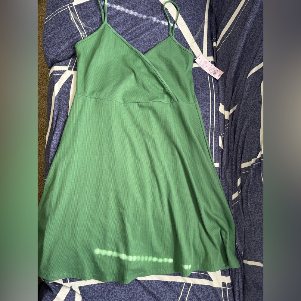 Wild Fable Ribbed Green Top